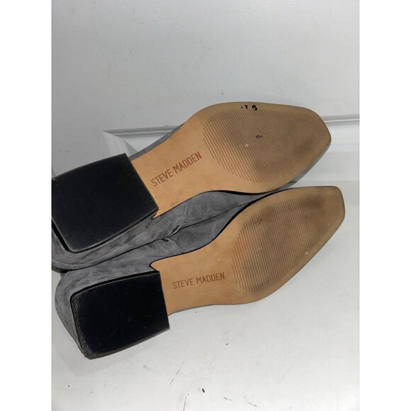 Steve Madden Dusty Suede Square Toe Ankle Boot Women’s size 11 - Picture 9 of 9